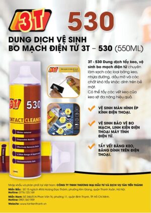 chai xịt bo mạch điện tử 3t 530