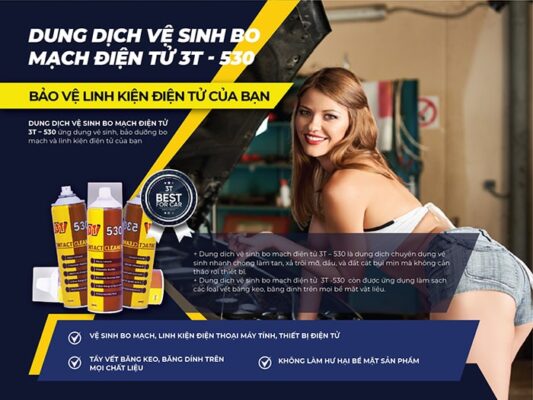 Dung dịch vệ sinh bo mạch 3t 530