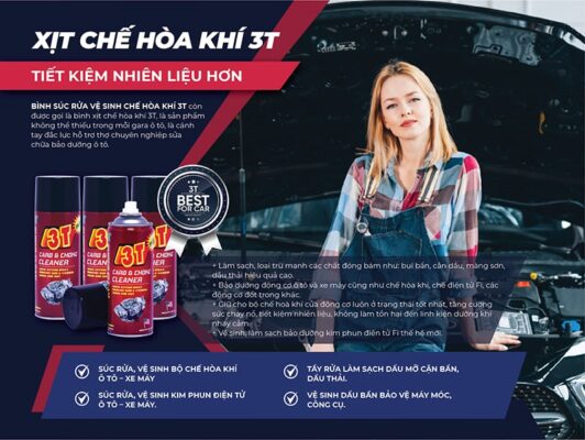 xịt chế 3t xúc rửa bình xăng con