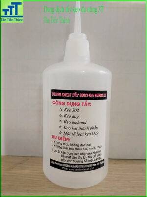 tẩy keo 502 trên mica 3t