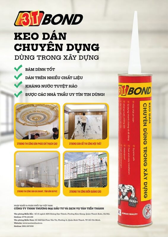 keo dán đa năng 3tbond