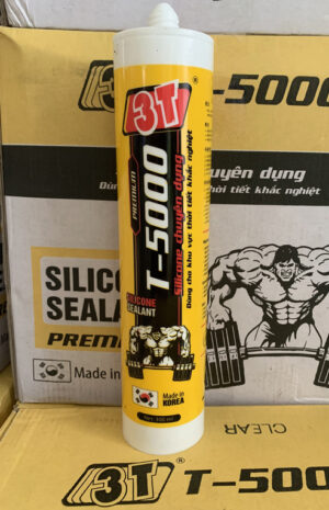 keo silicone 3t t5000 trắng trong hàn quốc