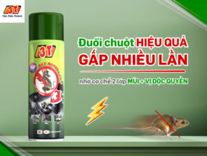 dung dịch xịt đuổi chuột 3T