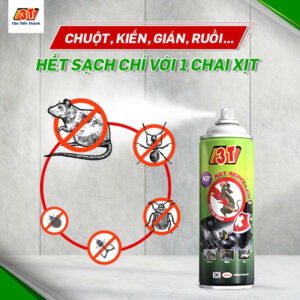 dung dịch xịt đuổi chuột 3T