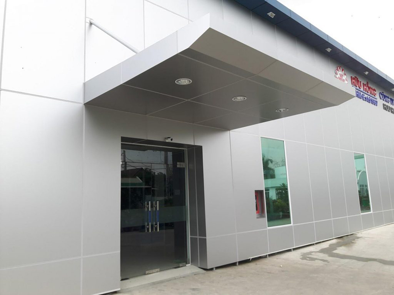 công trình ốp alu ngoài trời đẹp