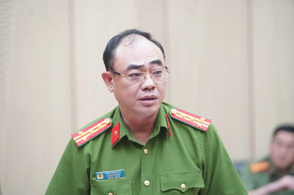 đại tá trần hồng phú thông tin pháo hoa bộ công an