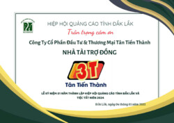 3t tân tiến thành tài trợ hội quảng cáo daklak
