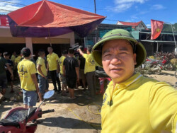 3T hội kỹ thuật xe máy hà nội sửa xe cho bà con nghệ an vùng lũ